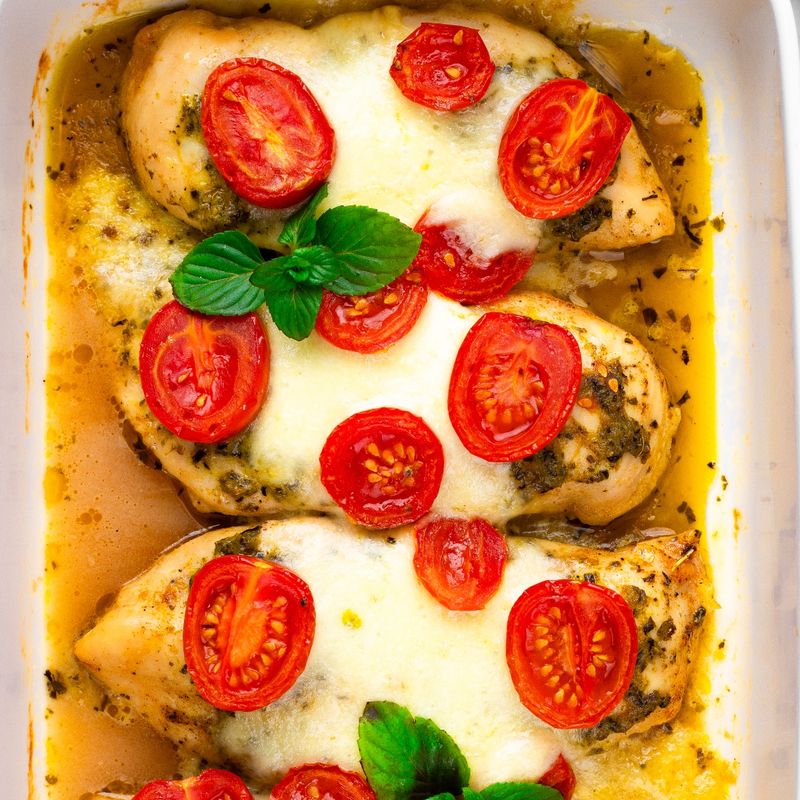 3-Ingredient Pesto Chicken