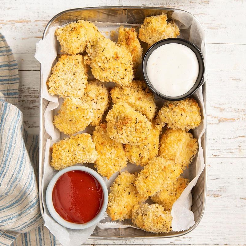 Baked Parmesan Chicken Nuggets