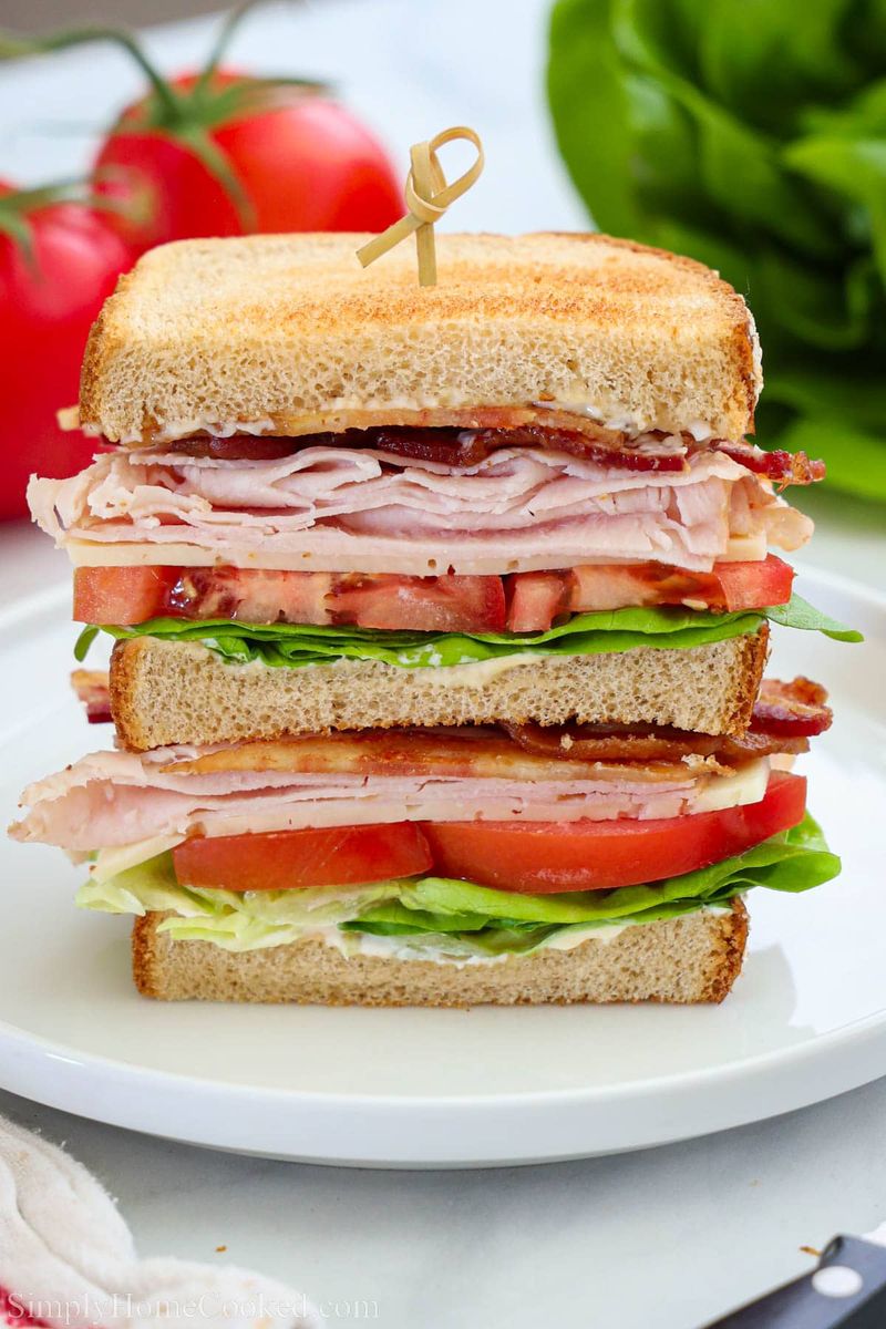 Classic Turkey Club Sandwich