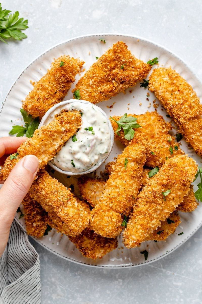 Crispy Baked Fish Sticks