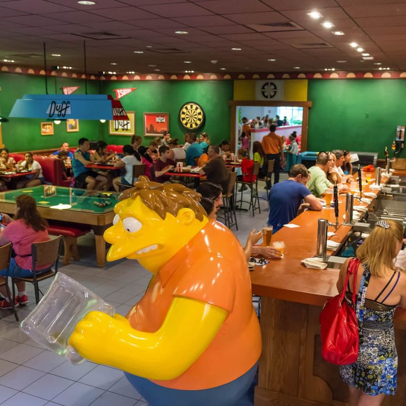 Duff Beer At Moe's Tavern