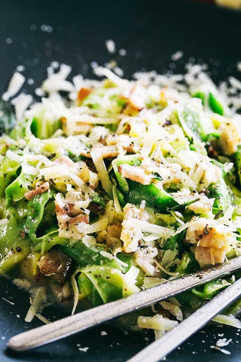 Zucchini Noodle Carbonara – Italy