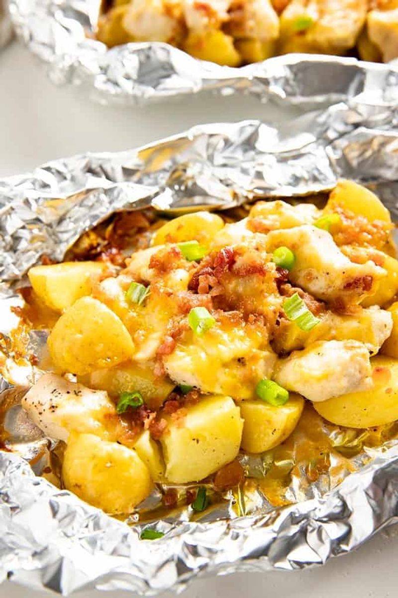 Ranch Chicken And Potato Foil Packs