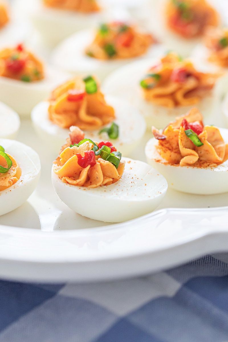 Pimento Cheese Deviled Eggs