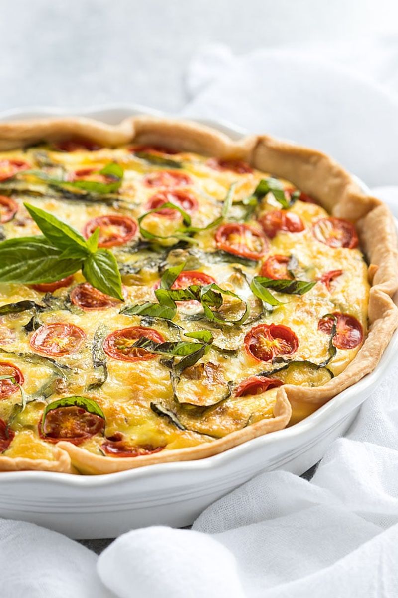 Tomato Basil Mozzarella Summer Garden