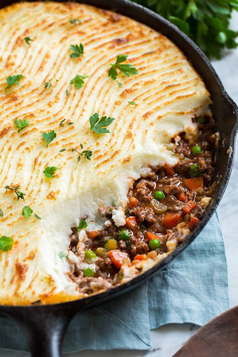 Shepherd’s Pie With Mashed Potato Topping