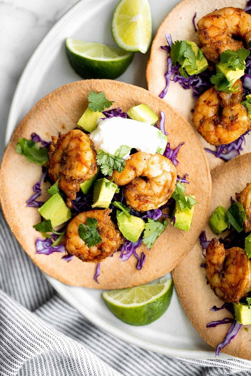 Zesty Shrimp And Avocado Tostadas