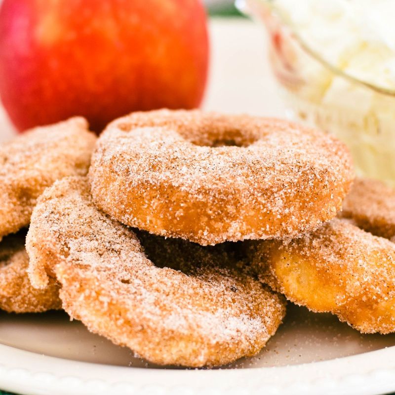 Cinnamon-Dusted Apple Fritters