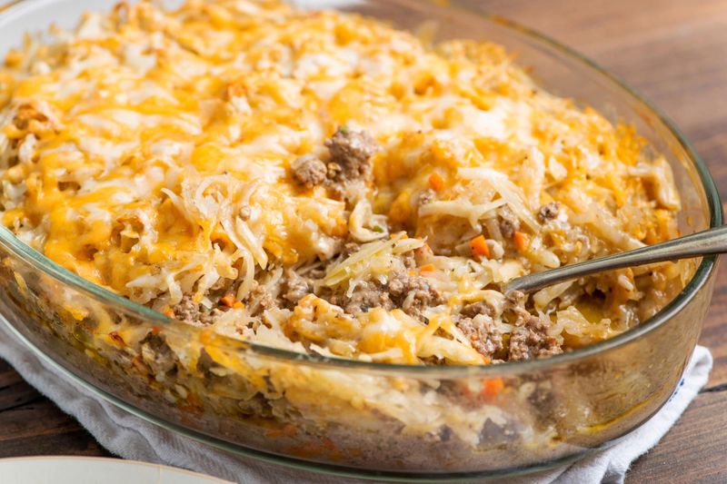 Hamburger Hash Brown Casserole
