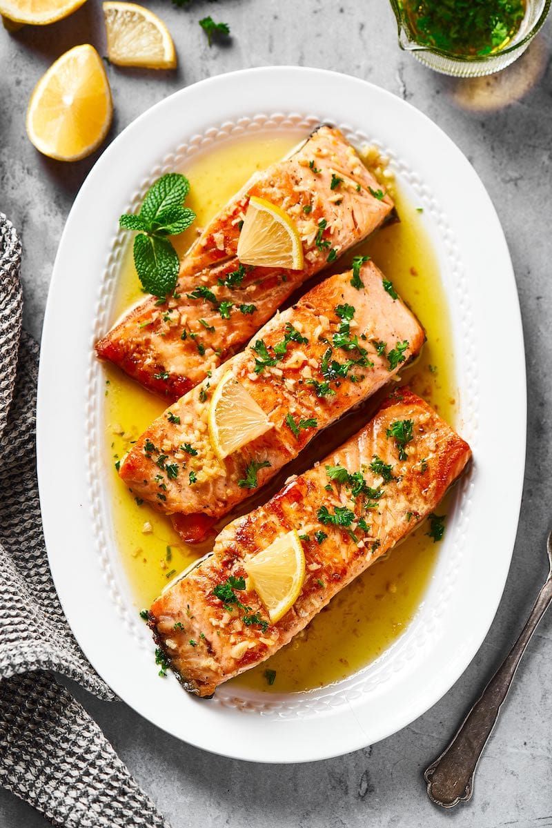 Scandinavian Salmon With Herb Butter – Norway