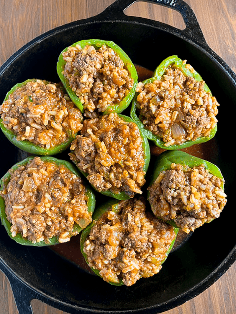 Stuffed Bell Peppers Cajun-Style