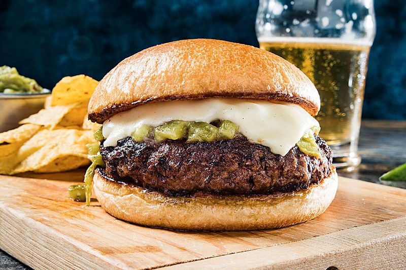 Colorado's Green Chile Cheeseburger Melt