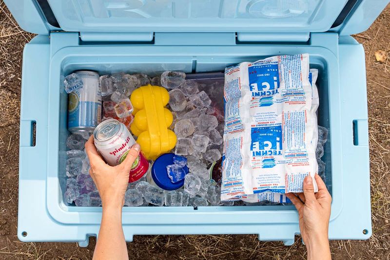Frozen Water Jugs As Ice Packs