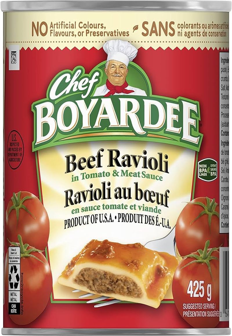 Chef Boyardee Beef Ravioli In Tomato & Meat Sauce