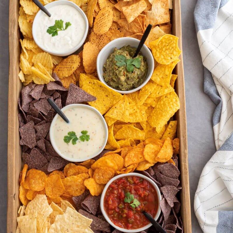 Loaded Star-Shaped Nachos