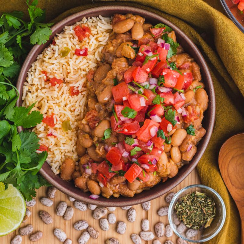 Dry Rice And Bean Bowls