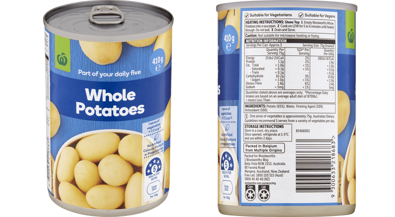 Canned Potatoes