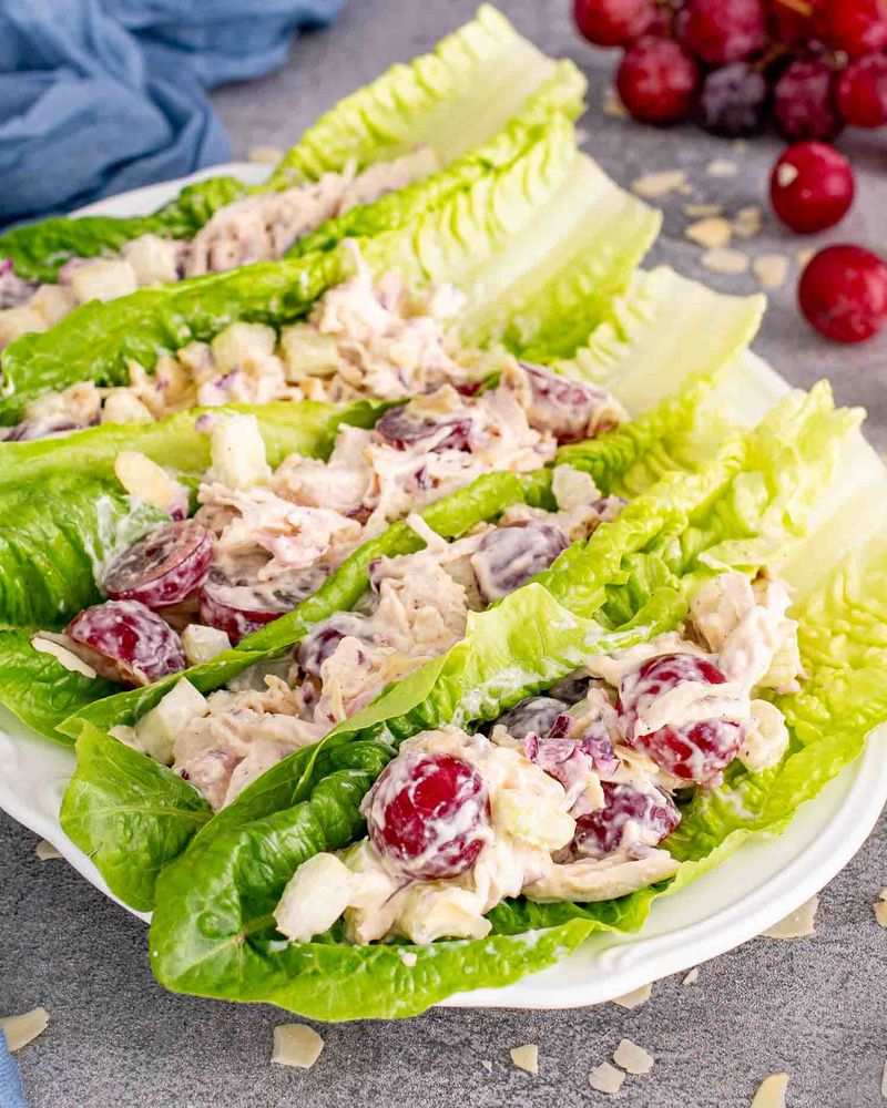 Chicken Salad Lettuce Wraps