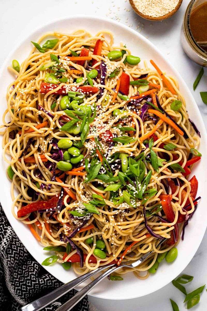 Asian-Inspired Sesame Noodle Salad