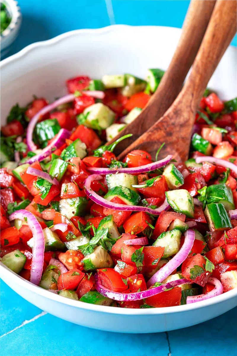 Mediterranean Red Onion Salad