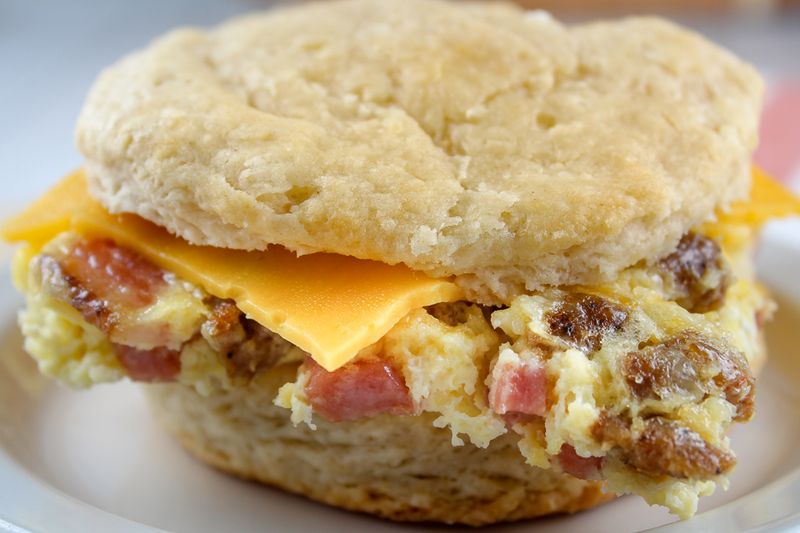 Hardee’s Loaded Omelet Biscuit