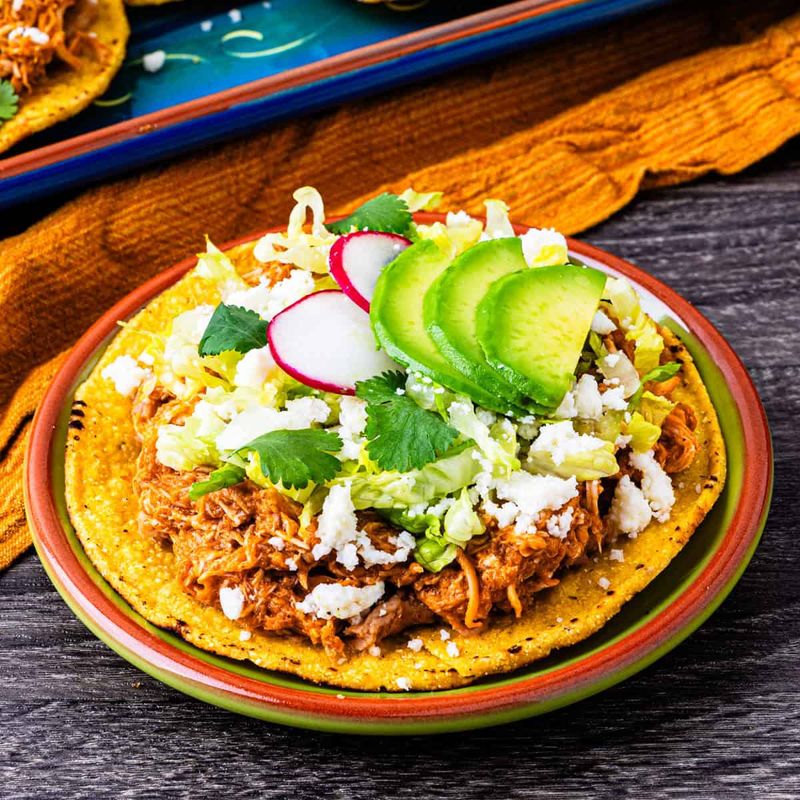 Chicken Tinga Tostadas