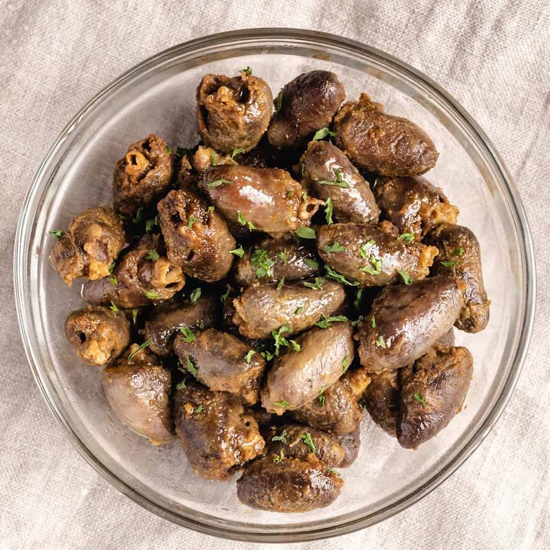 Air-Fried Chicken Hearts