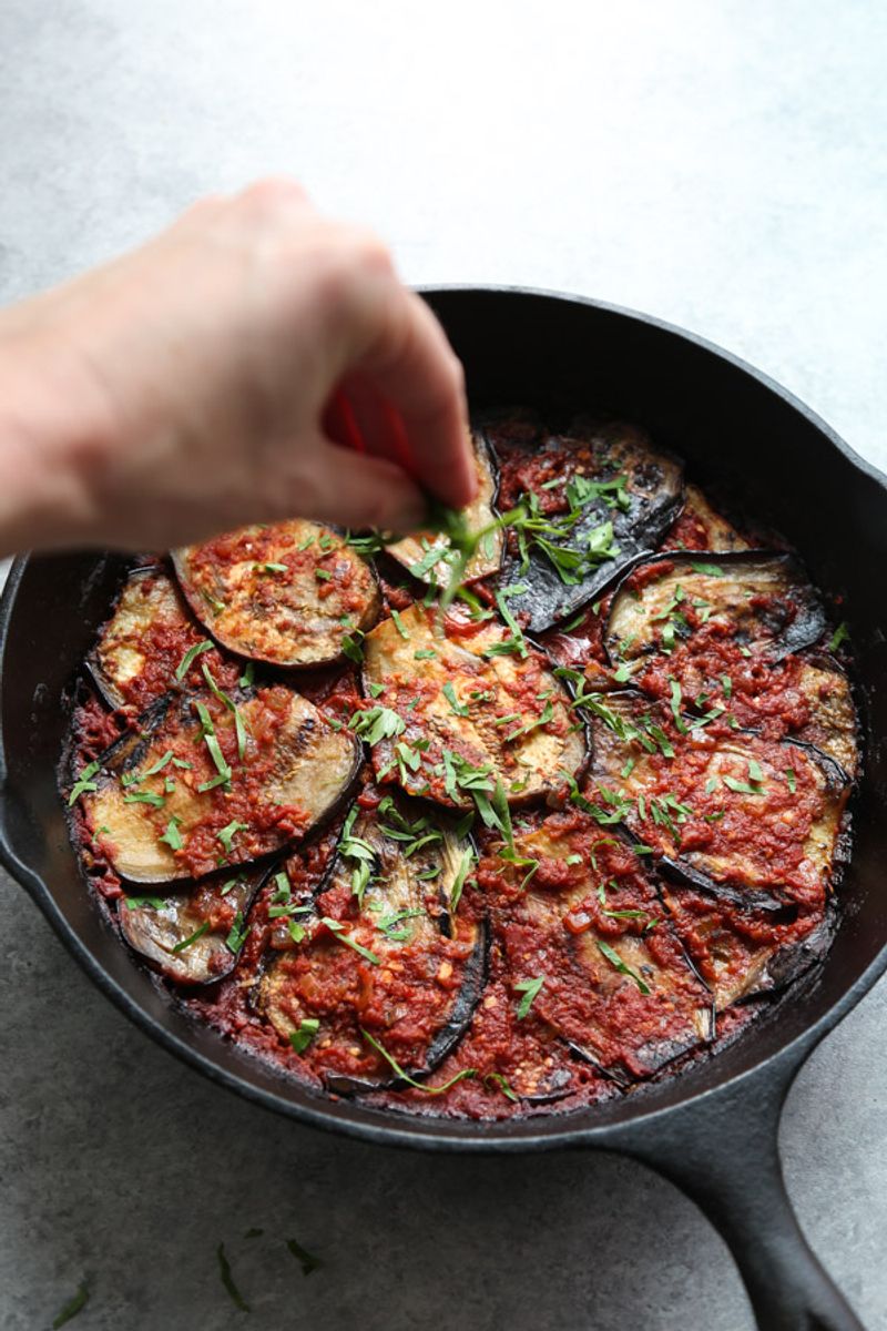 Mediterranean Eggplant And Tomato Casserole