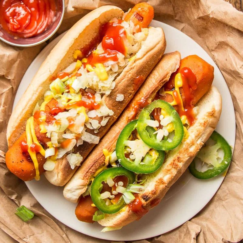 Smoky Carrot Dogs