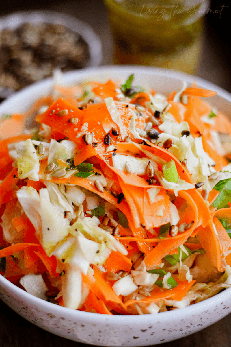 Carrot-Apple Slaw With Cumin-Lime Dressing
