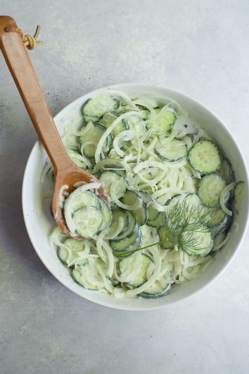 Cucumber And Onion Salad