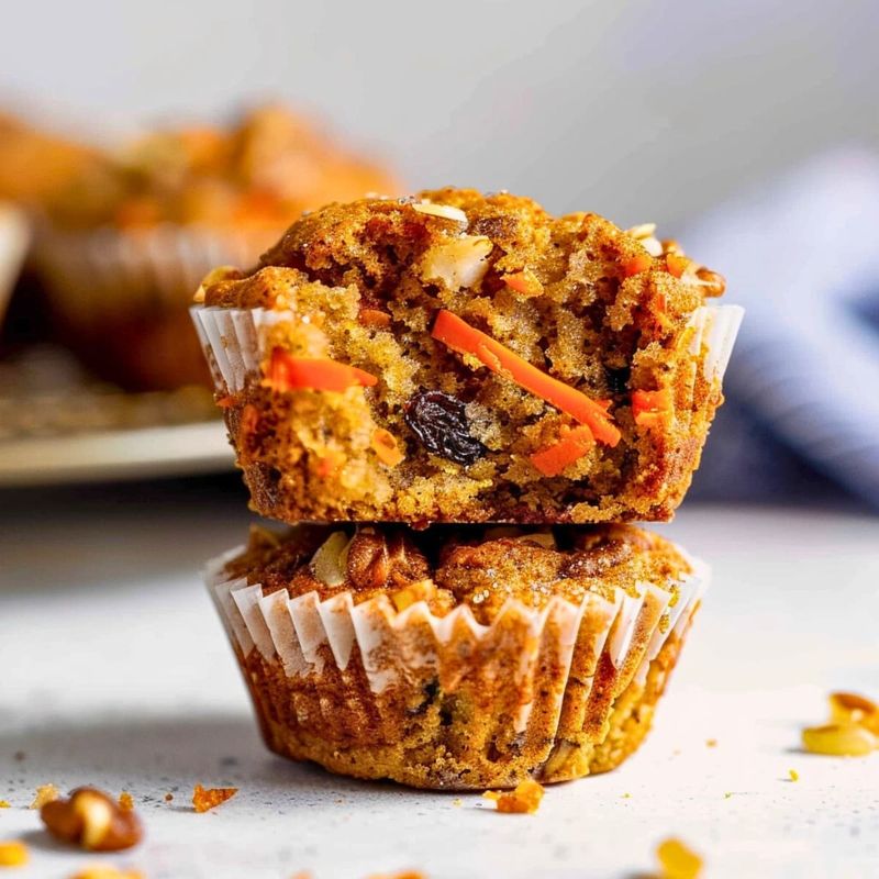 Morning Glory Carrot Muffins