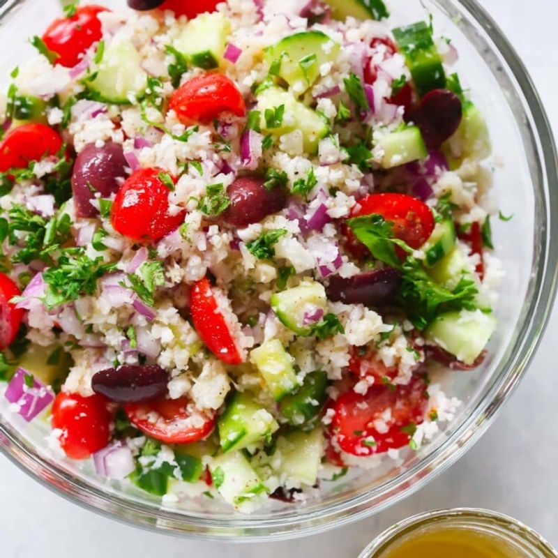 Mediterranean Cauliflower Couscous