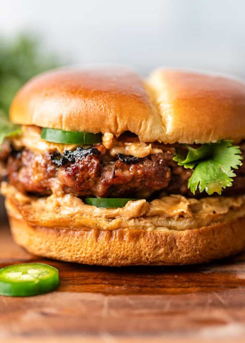 Thai Peanut Tofu Burger