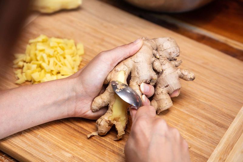 Ginger: Spoon Scraping