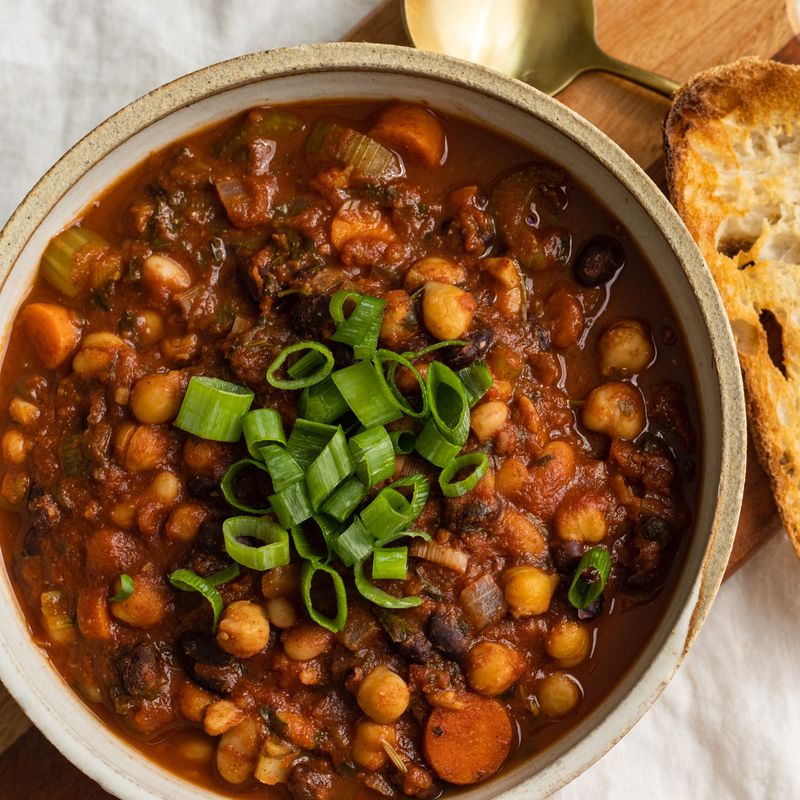 Bean-Heavy Vegetarian Chili