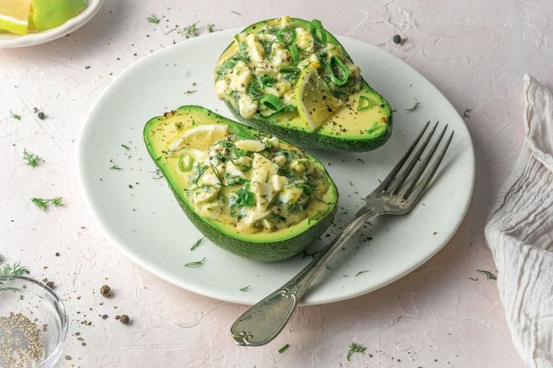 Egg Salad-Stuffed Avocados