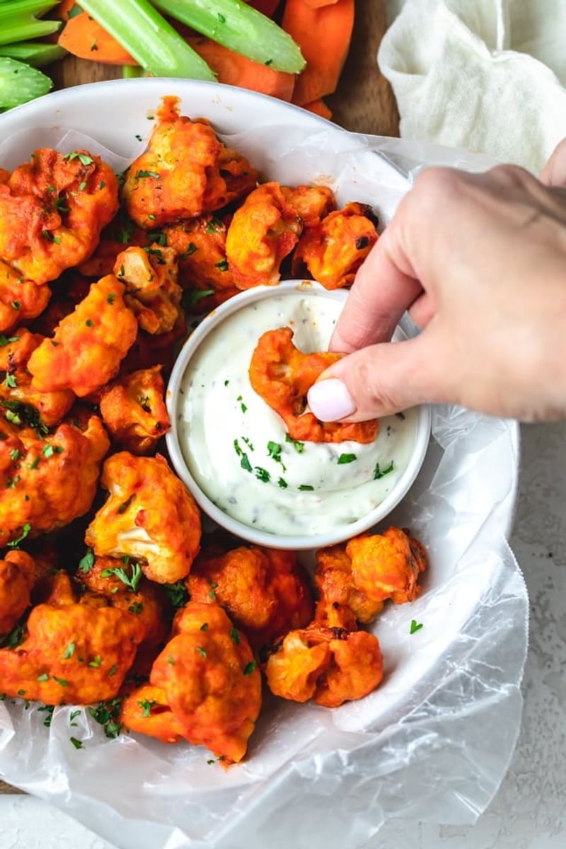 Baked Cauliflower Poppers