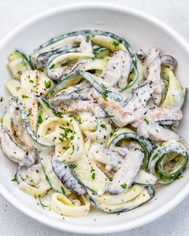 Zucchini Noodle Alfredo