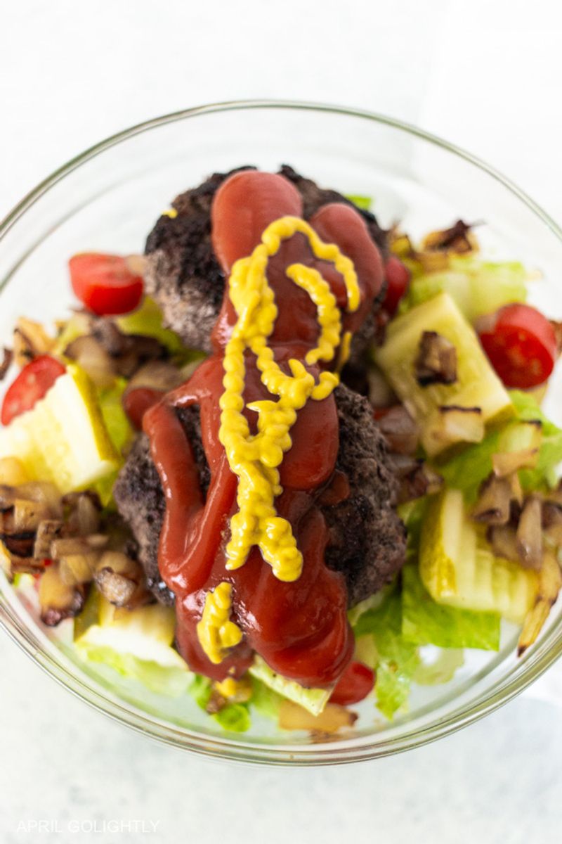 Avocado Burger Bowls