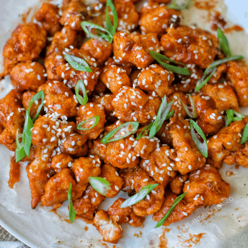 Sweet & Spicy Cauliflower Popcorn