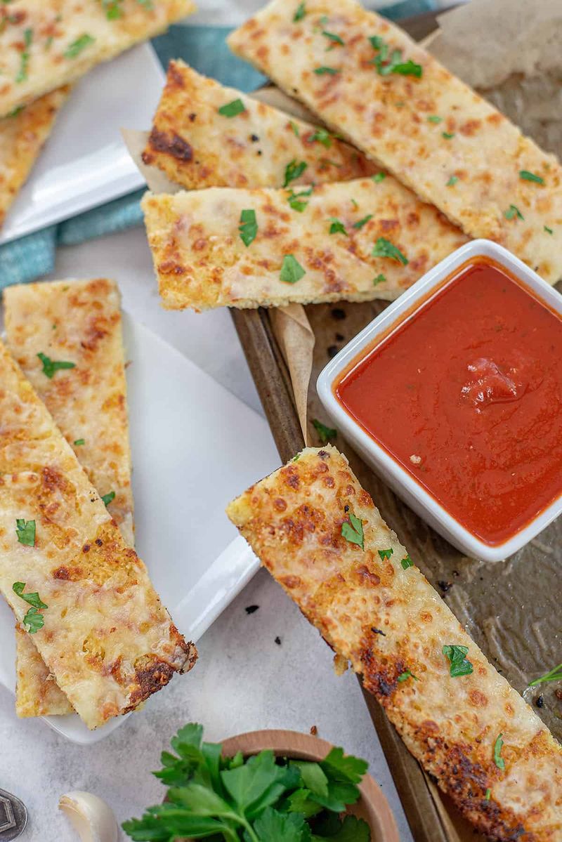 Keto Cauliflower Breadsticks