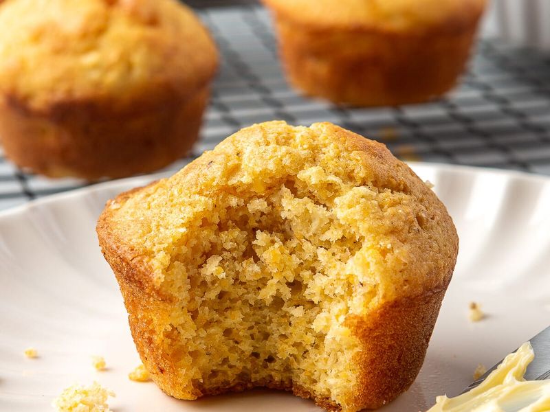 Buttery Cornbread Muffins