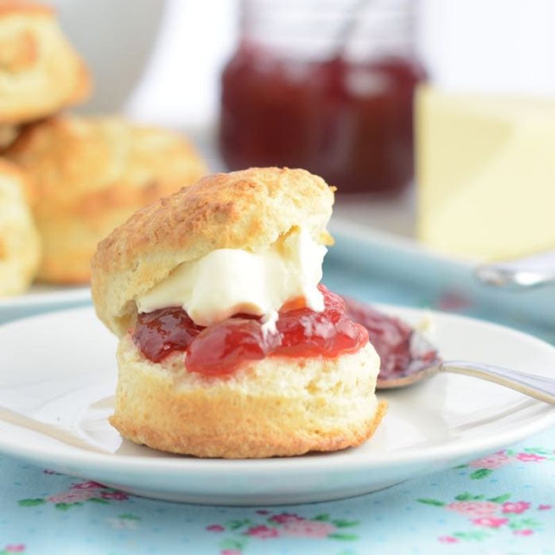 Scones With Jam And Cream