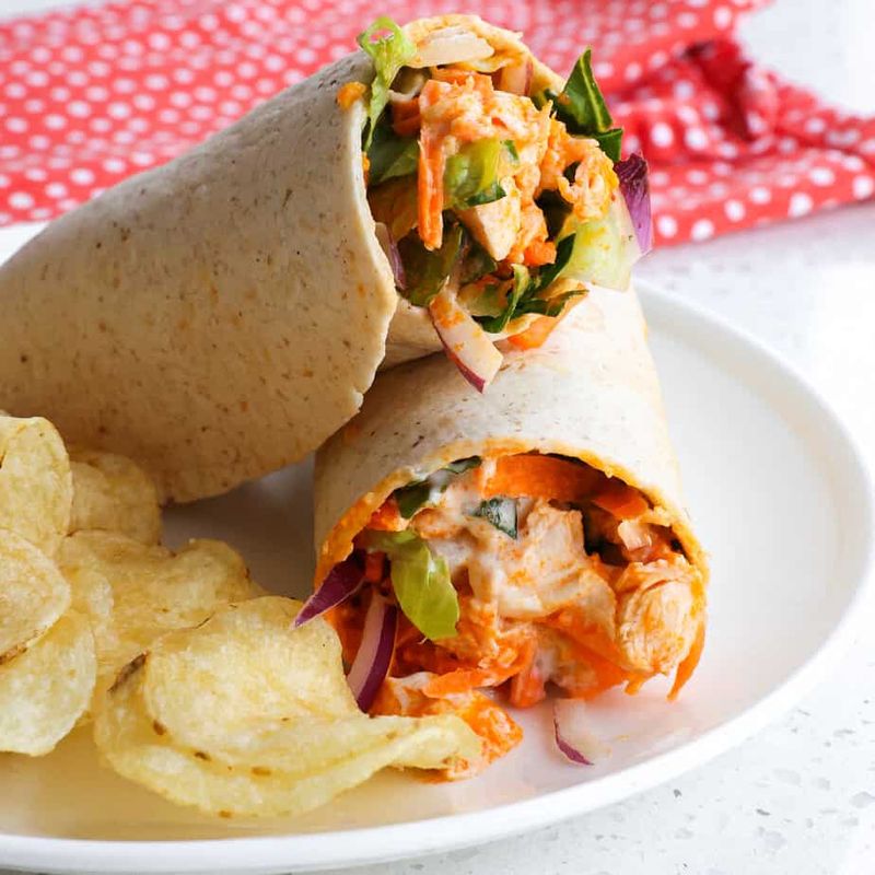 Buffalo Chicken Wraps