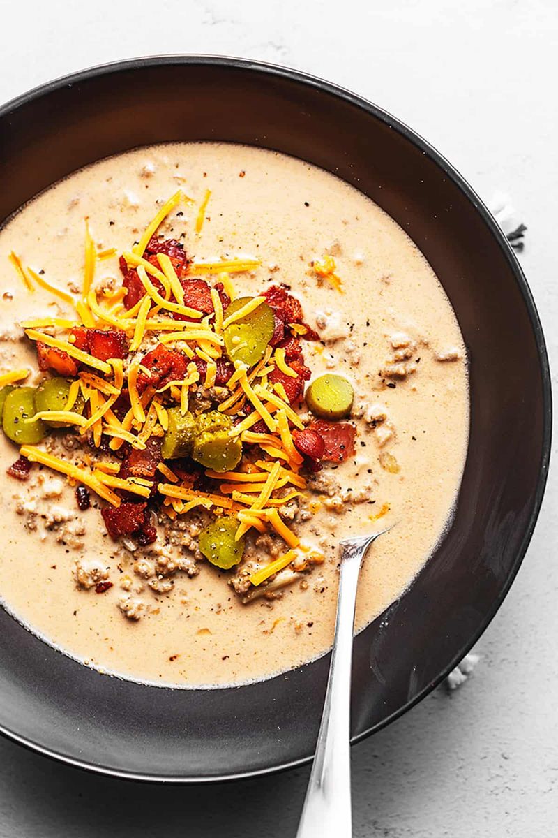 Bacon Cheeseburger Soup