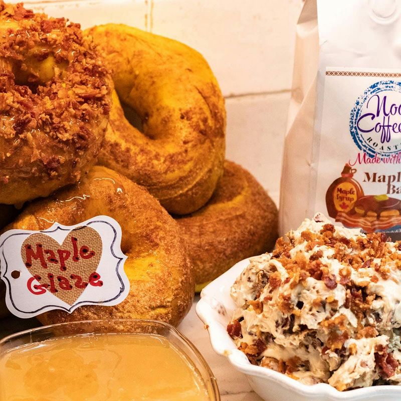 Maple Bacon Donut Bagel
