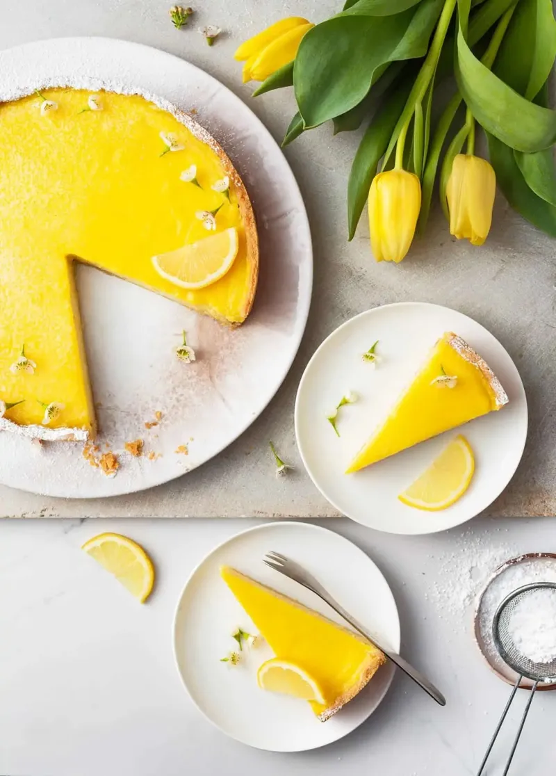 Elderflower Lemon Tart