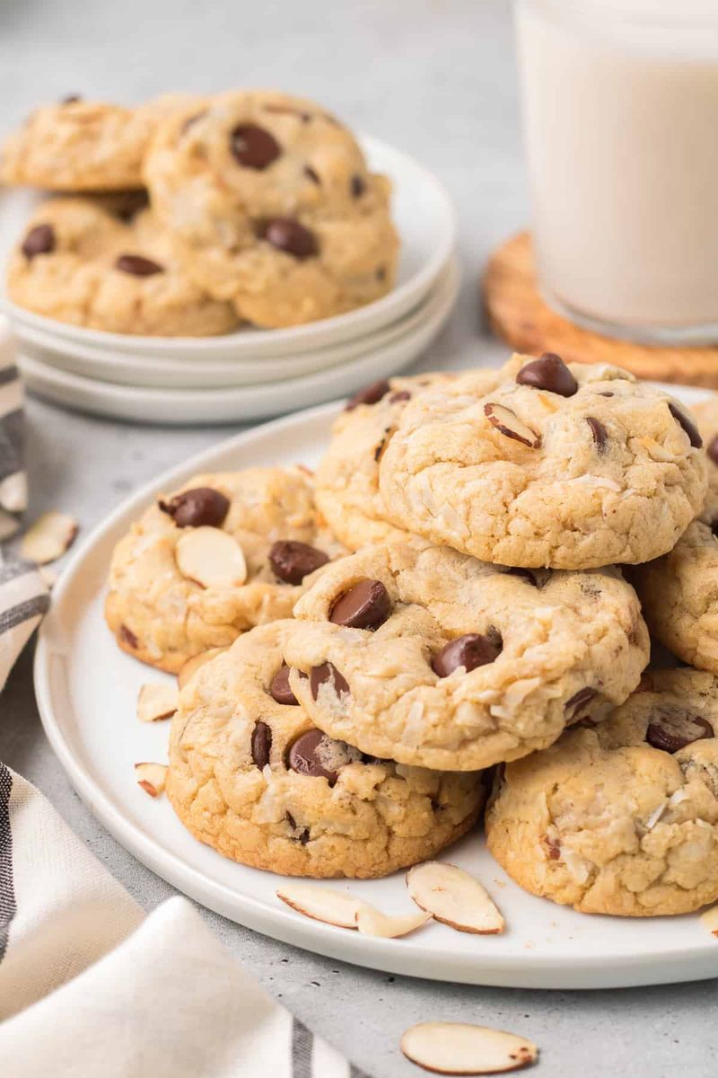 Almond Joy Chocolate Chip Cookies