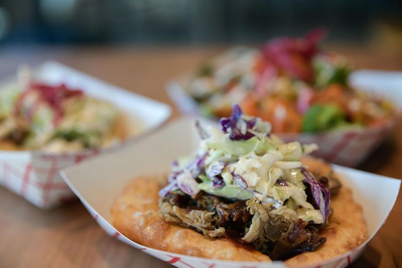Bison Fry Bread Tacos From Off The Rez